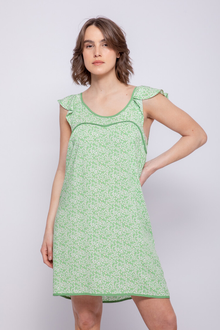 VESTIDO LENA Verde Manzana