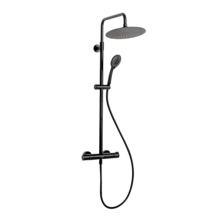 Griferia De Ducha Barral Exterior Linea Urban Up! Clever Negro Mate 000