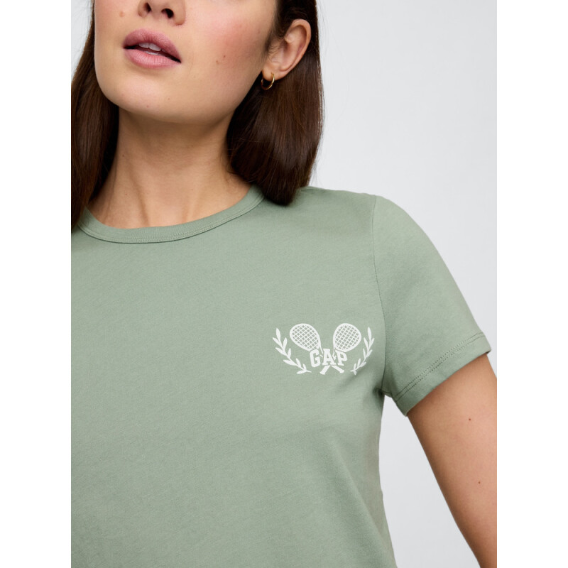 V-FRCH SS FAV CREW NVL GASOLINE GREEN