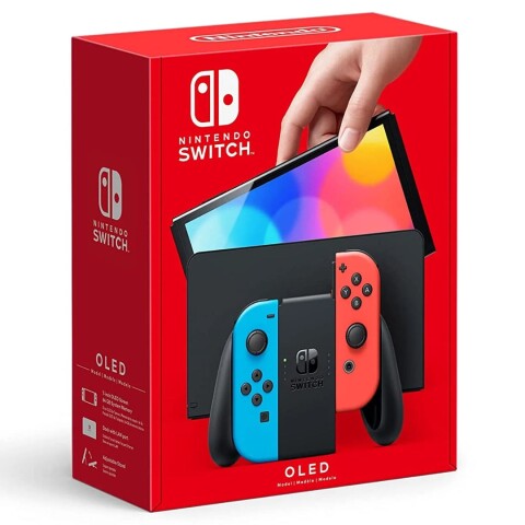 Consola Nintendo Switch Oled Neon Azul Y Rojo CONSOLA NINTENDO SWITCH OLED NEON AZUL Y