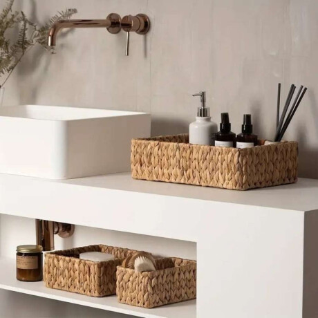 Canasto Chico 35X20Xh10Cm Jacinto De Agua