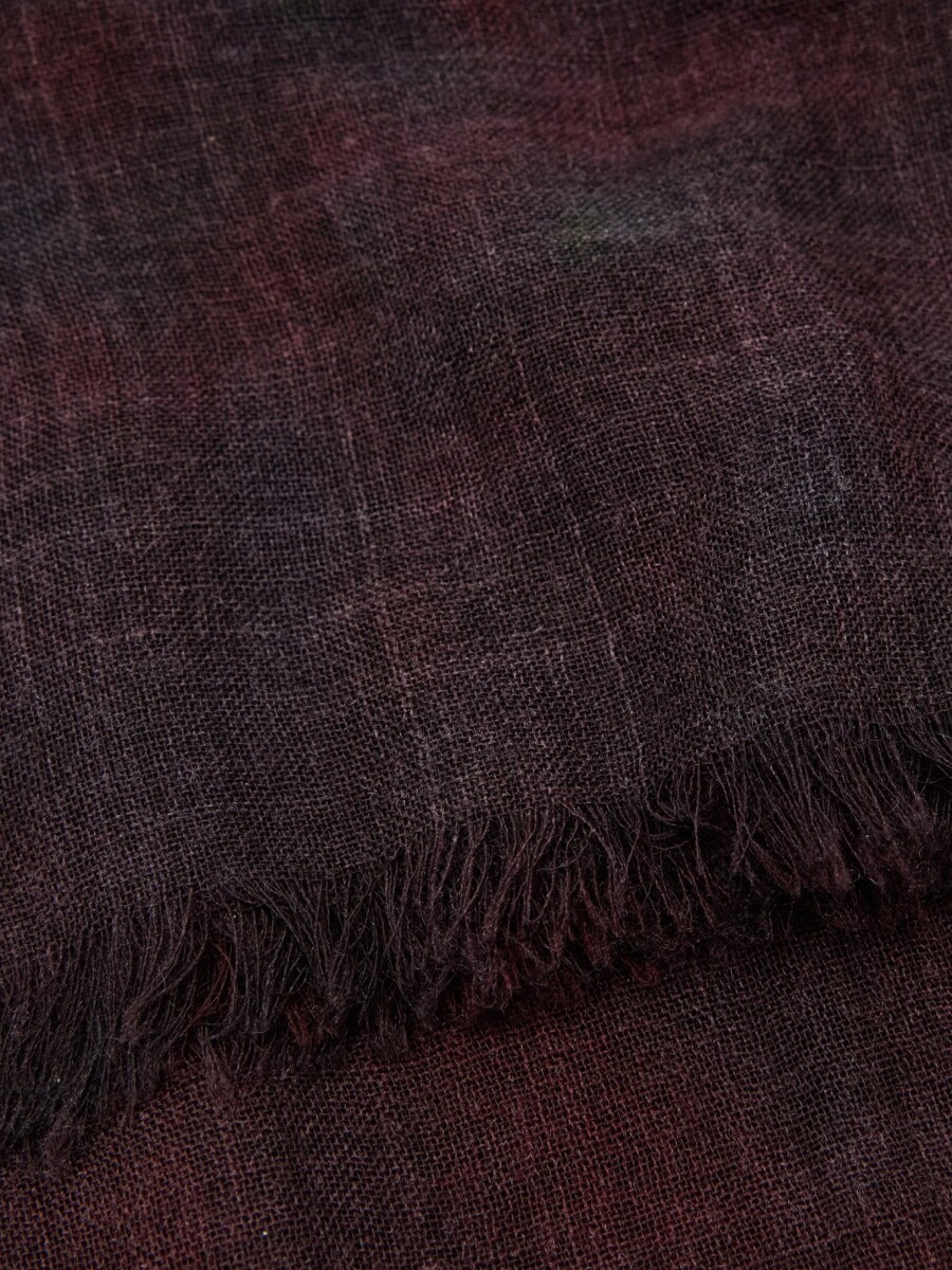 Pashmina 100% Lana marron