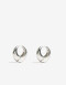 Aros Argollas Metal Argollas Metal Bold - Plateado Rodio