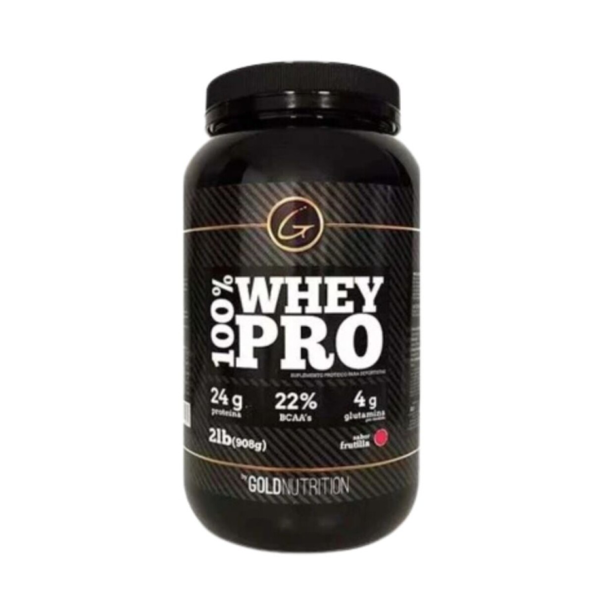 100% Whey Pro 2lb Gold Nutrition - Frutilla 