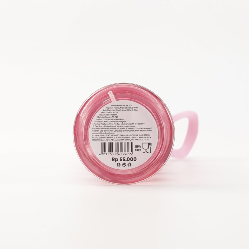 BOTELLA DE AGUA DE PLÁSTICO PARA NIÑOS CAT MIMI CON NIEBLA (500 ML – ROSA) BOTELLA DE AGUA DE PLÁSTICO PARA NIÑOS CAT MIMI CON NIEBLA (500 ML – ROSA)