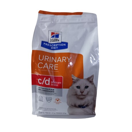 HILLS FELINE C/D URINARY MULTICARE STRESS 1.8 KG Hills Feline C/d Urinary Multicare Stress 1.8 Kg