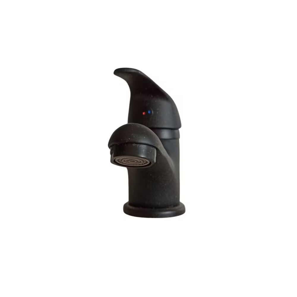 Grifería de lavatorio Monocomando de mesada Capri negro mate Grifería De Lavatorio Monocomando De Mesada Capri Negro Mate