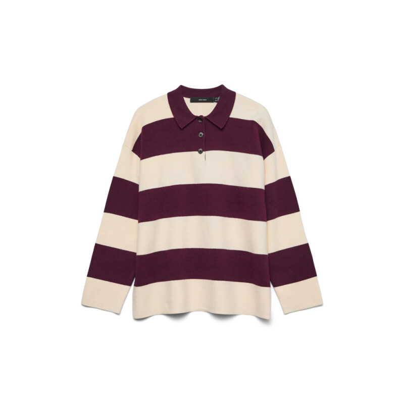 VMSABA POLONECK LS PULLOVER Winetasting