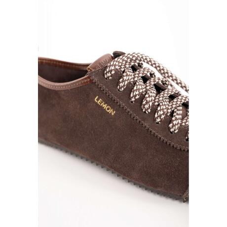 Zapato Gamuza Chocolate