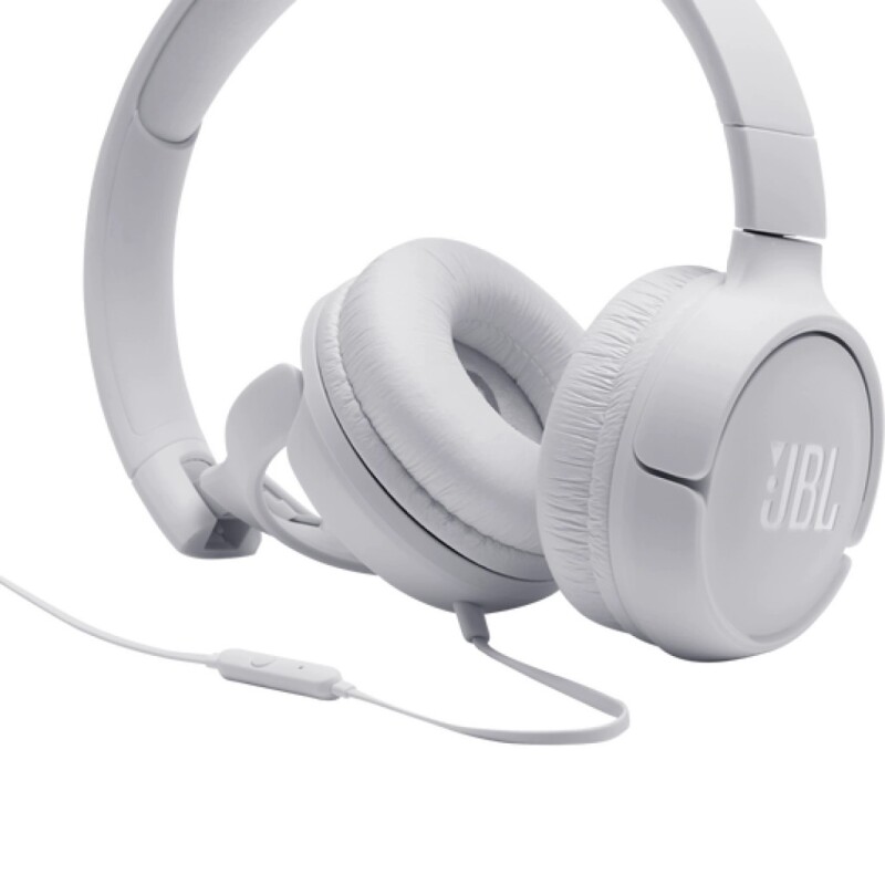 Auriculares JBL Tune 500 Blancos con Micrófono AUDIFONO JBL TUNE 500 BLANCO C/MICROFONO