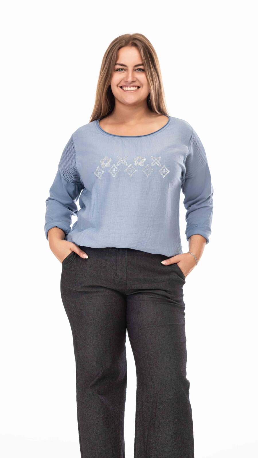 Sweater Bélgica Azul