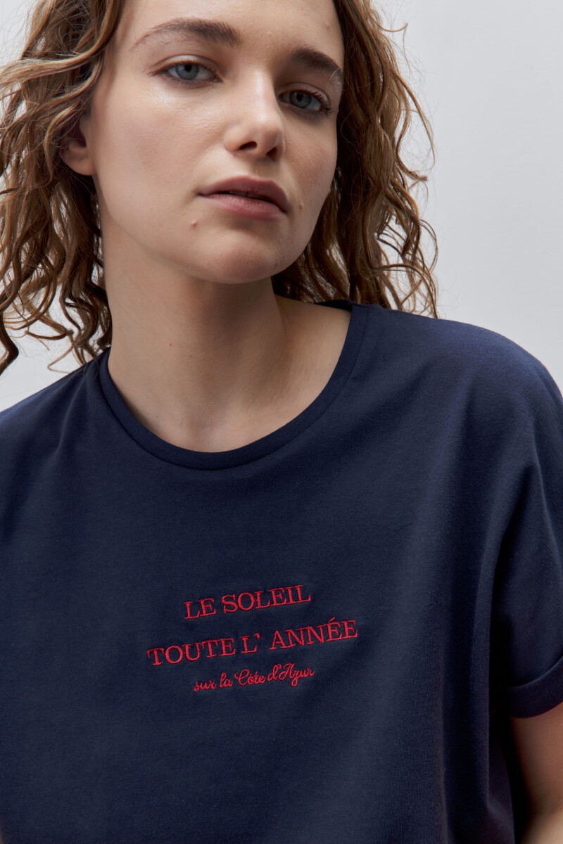 REMERA PONT Azul Marino