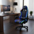 Silla Gamer Con Luces Led Rgb Ergonómica Y Reclinable 120kg AZUL