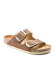 Sandalia Arizona Big Buckle Oiled Leather - Regular Cognac