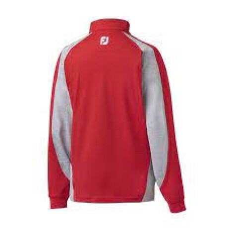 PULLOVER JUNIOR FOOTJOY 1/2 cierre Gris Rojo PULLOVER JUNIOR FOOTJOY 1/2 cierre Gris Rojo