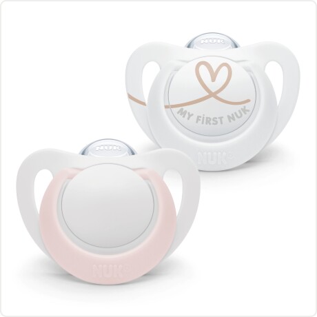 Chupete NUK Star Silicona Rosa 0-2 Meses Chupete NUK Star Silicona Rosa 0-2 Meses