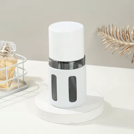 Set de 4 frasquitos con estuche rÃ­gido para viaje Blanco