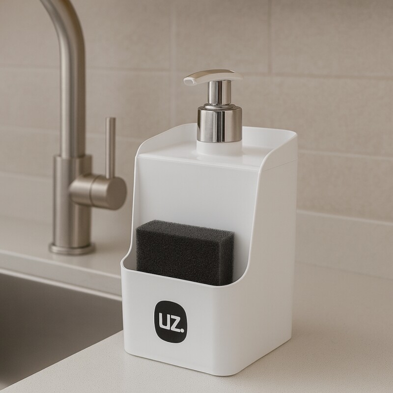 Dispensador de jabón líquido 500 ml BLANCO