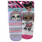 Medias Infantiles Disney x2 LOL Surprise Lila - Blanco - Fucsia