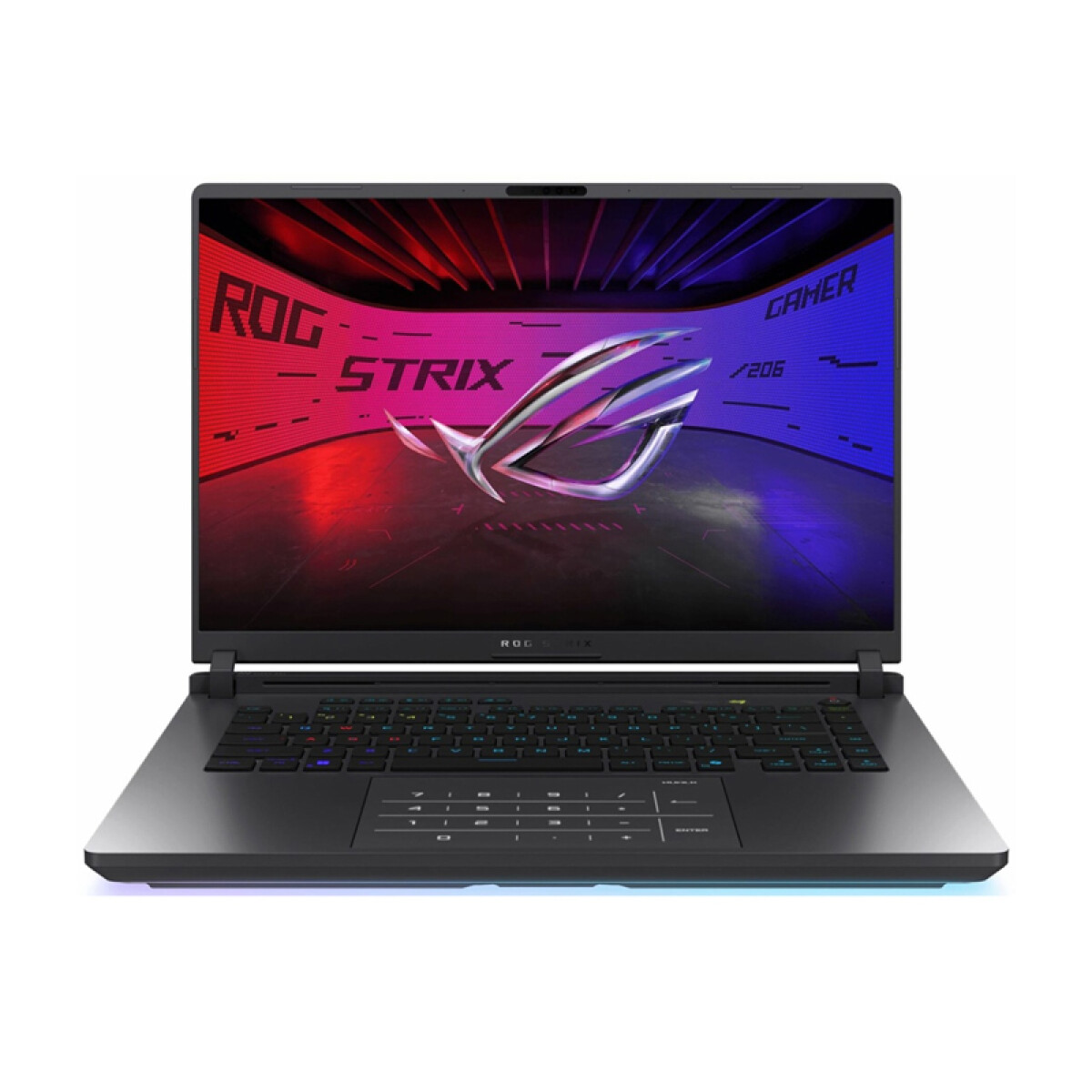 Notebook Gamer Asus ROG Strix G16. NPU Ultra 9 275Hx. RAM 32GB. D Sólido 1TB. Pantalla 16" 2.5K 240Hz. Tarjeta RTX 5070Ti 12GB 