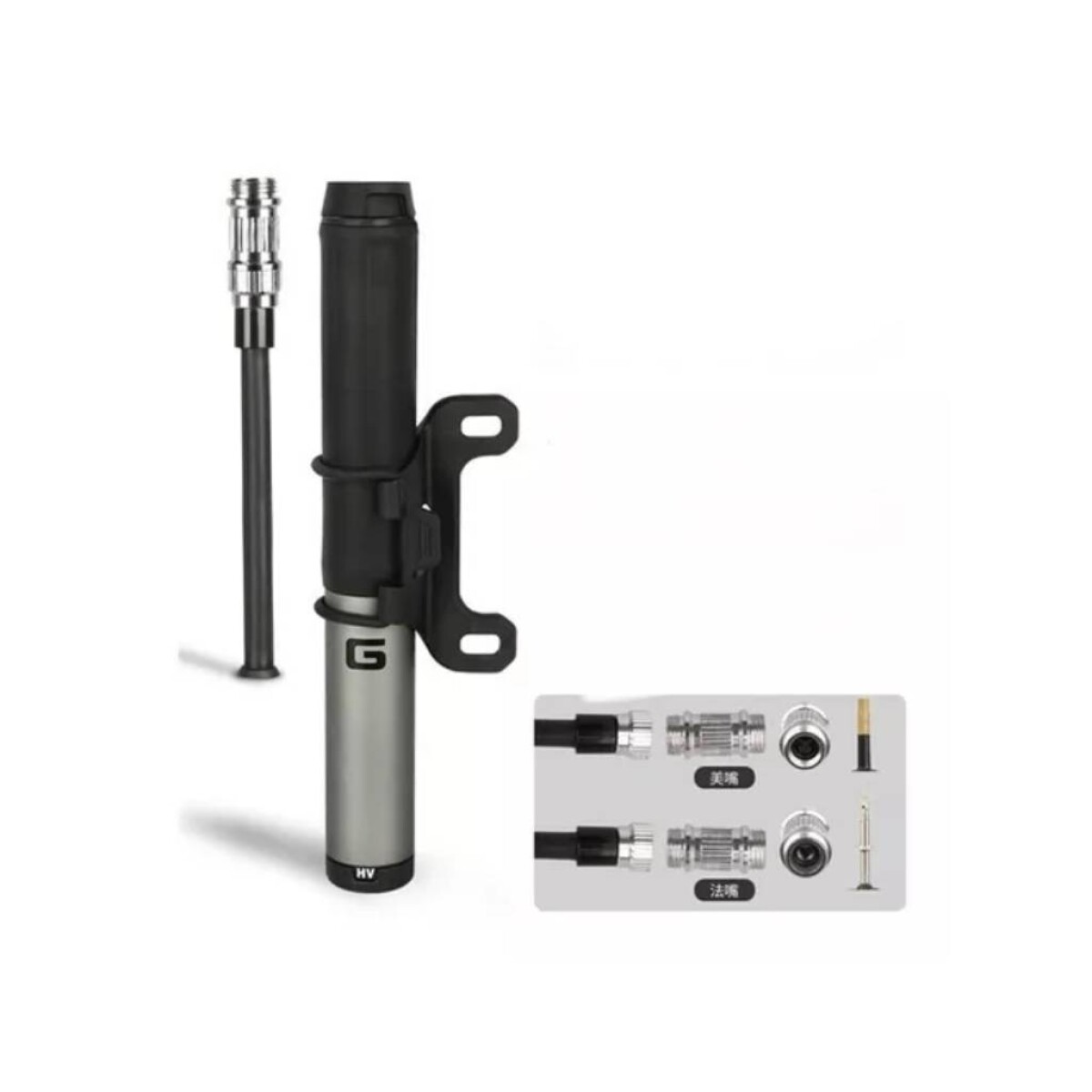 Inflador Giyo Gp-89 Dual Hv/hp 