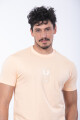 Remera UFO manga corta Salmon
