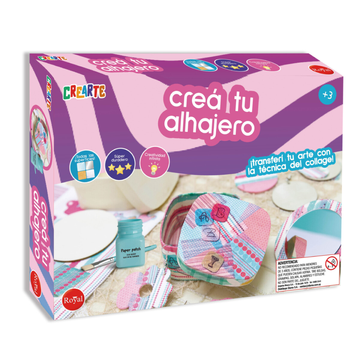 Juego Crea Tu Alhajero Royal Con La Técnica De Collage Ub 