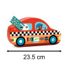 Puzzle Mini Coche de carreras 16 piezas Djeco Puzzle Mini Coche de carreras 16 piezas Djeco