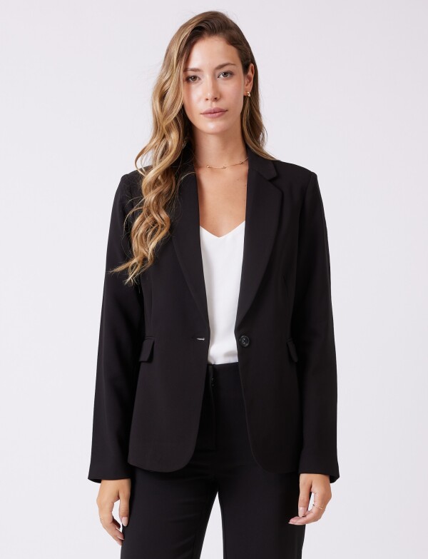 Blazer Sastrero Slim NEGRO