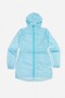 Impermeable fino con capucha para niña CELESTE