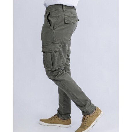 Pantalón cargo UFO Dougal verde Verde musgo