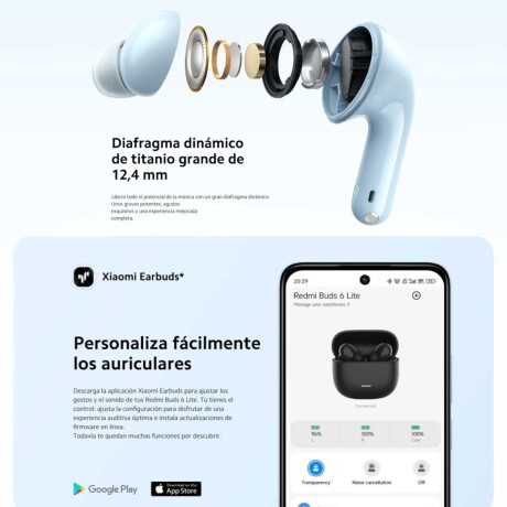 Auriculares Xiaomi Redmi Buds 6 Lite V01