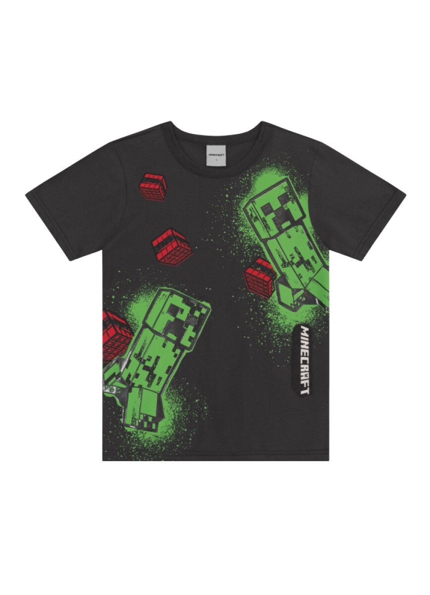 Remera de Niño. - Gris Oscuro. 