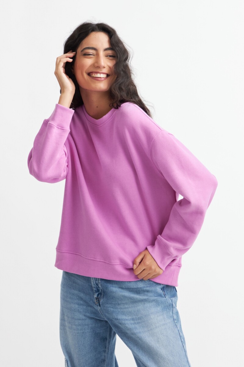 Sweatshirt liso LILA