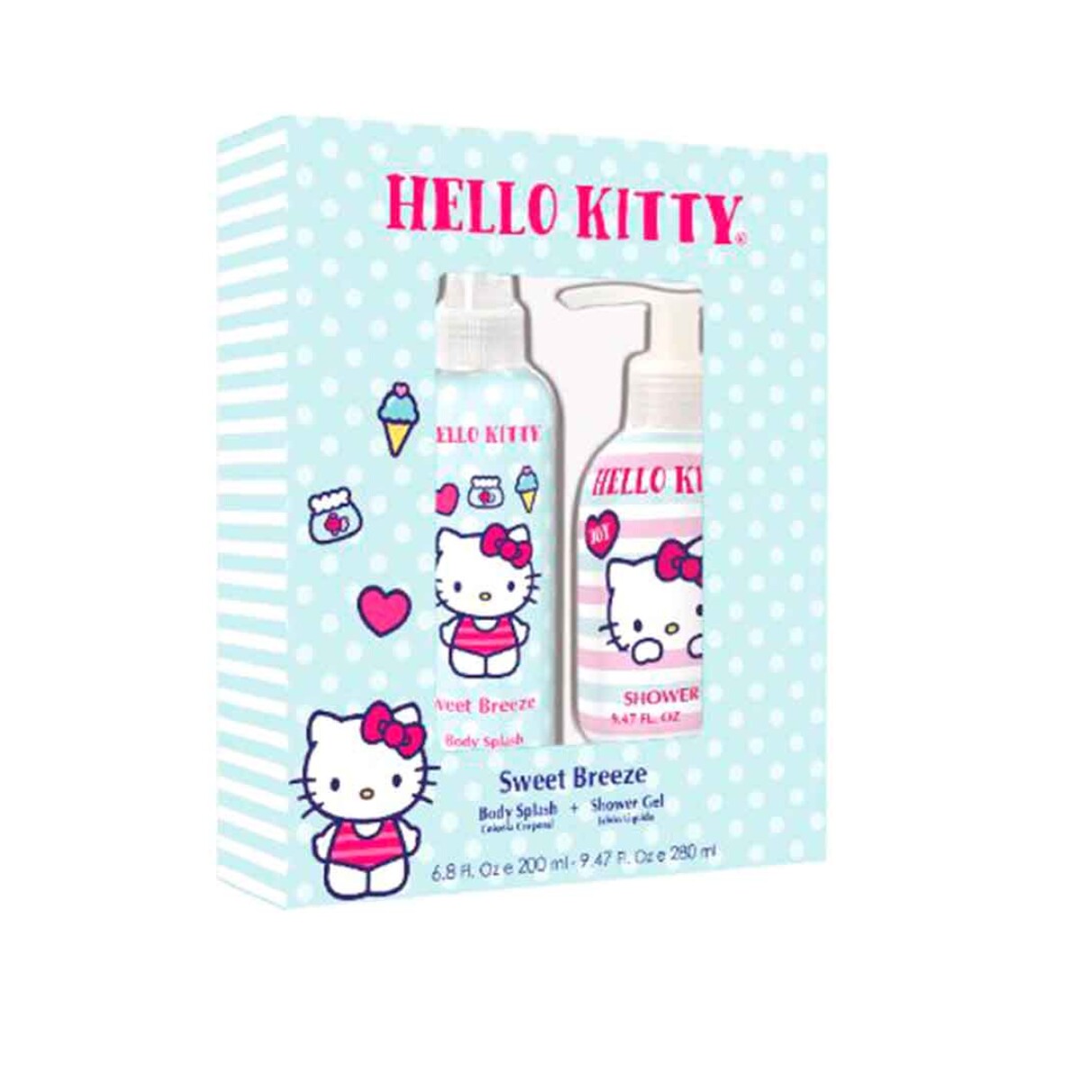Set Hello Kitty Sweet Breeze Body Splash + Gel de ducha - 001 