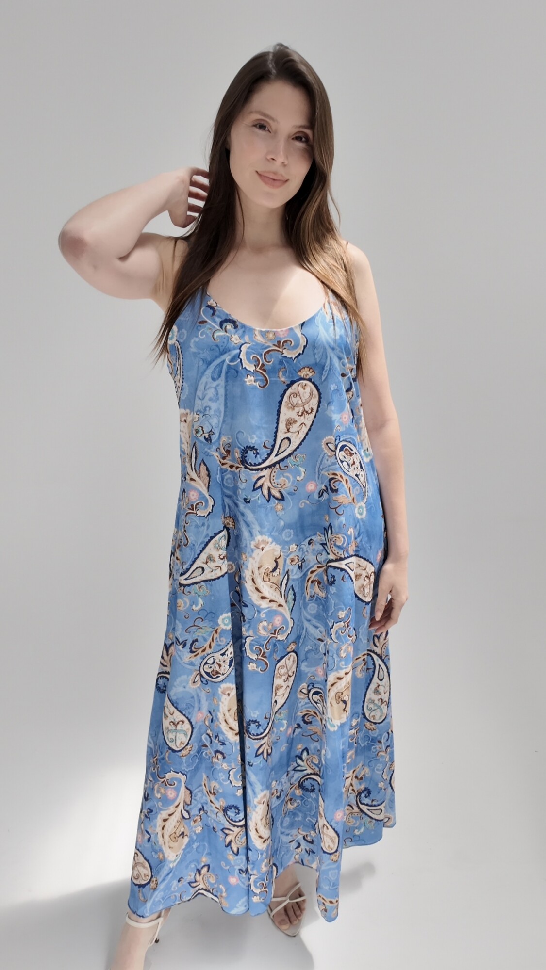 Vestido Jaipur Celeste