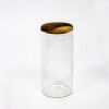 FRASCO DE VIDRIO C/TAPA 9.5X20.5CM Unica
