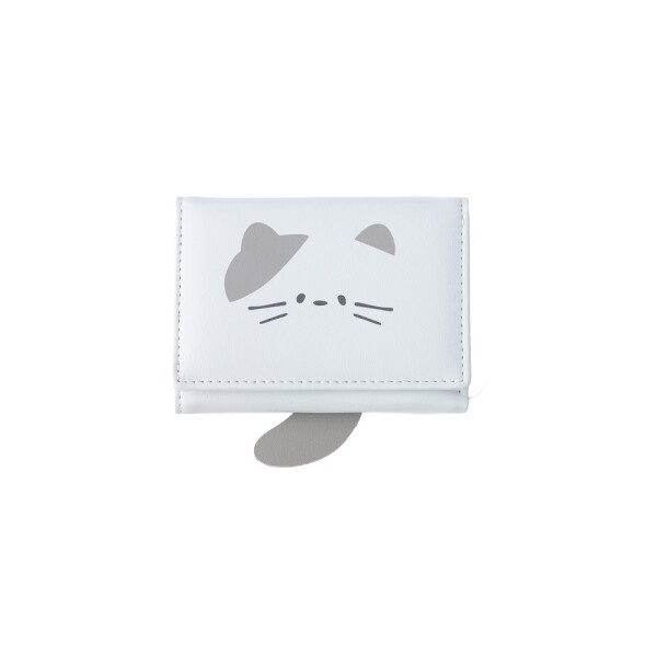 Billetera gatito celeste