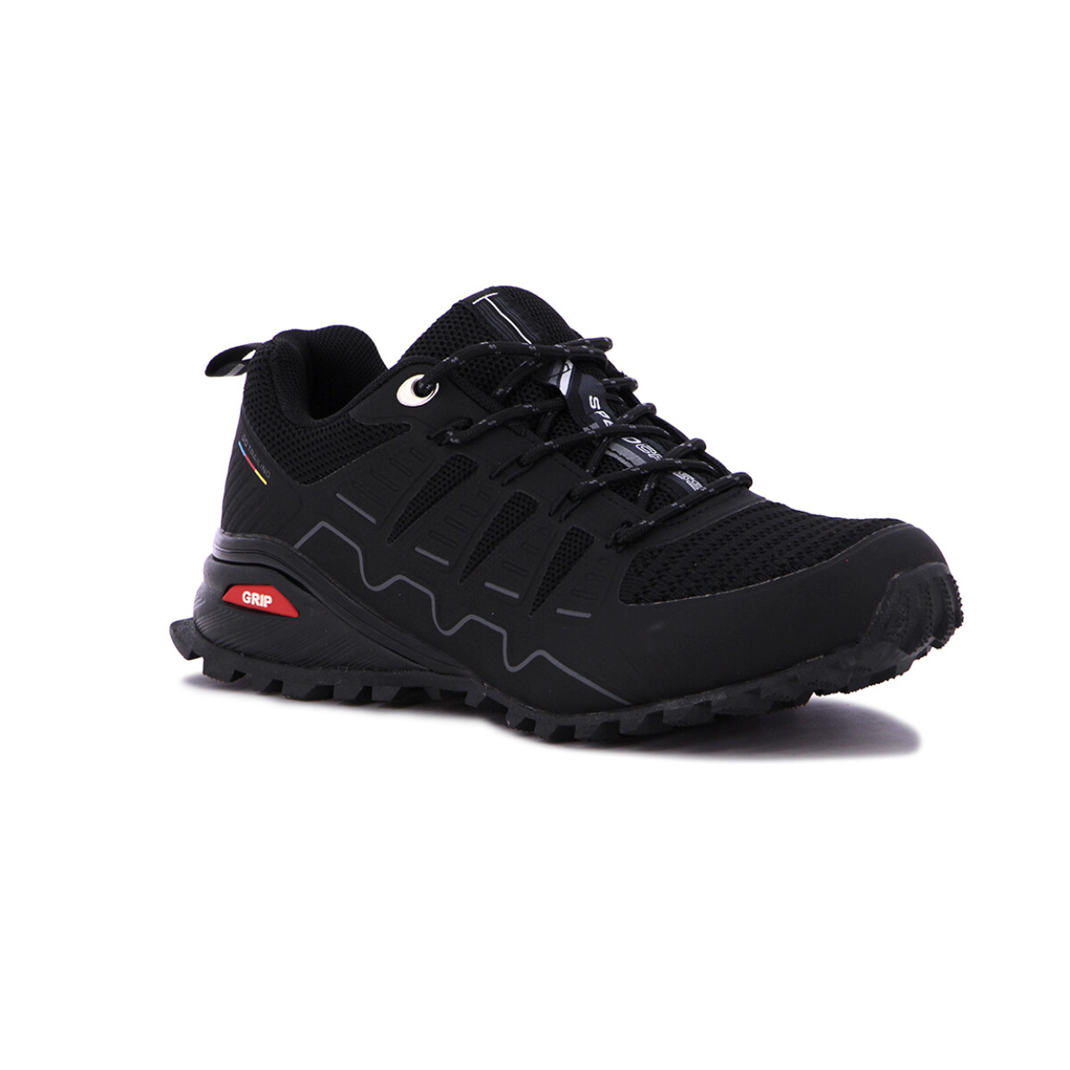 Get a Grip Calzado Casual Water Resistant Hombre - Negro - Negro 