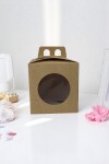 Caja flexi 52 13x13x12 con visor + asa. MADERA