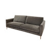 SOFA 3 CUERPOS - TAPIZADO TELA AZUL OSCURO - PATA ALUMINIO SOFA 3 CUERPOS - TAPIZADO TELA AZUL OSCURO - PATA ALUMINIO