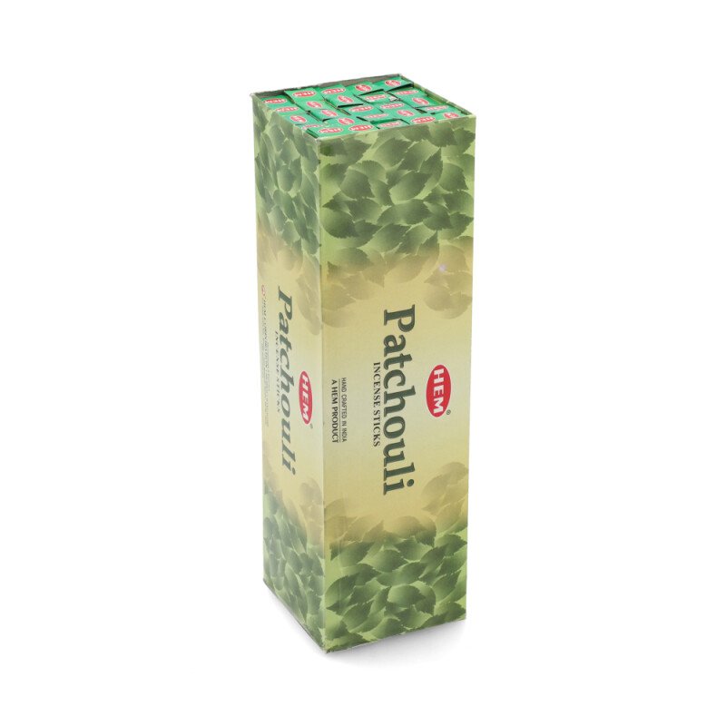 INCIENSO HEM CAJA DE CARBÓN X25 Patchouli