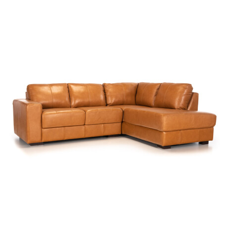 Rinconera Colorado - Cuero Básico - Chaise Derecho Camel - (Preventa)