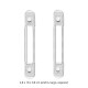 Traba multiuso flexible 18 cm TRANSPARENTE