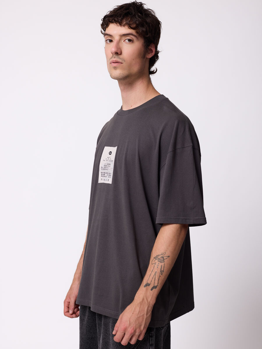 T-SHIRT LOKEN DIXIE - Gris Oscuro 