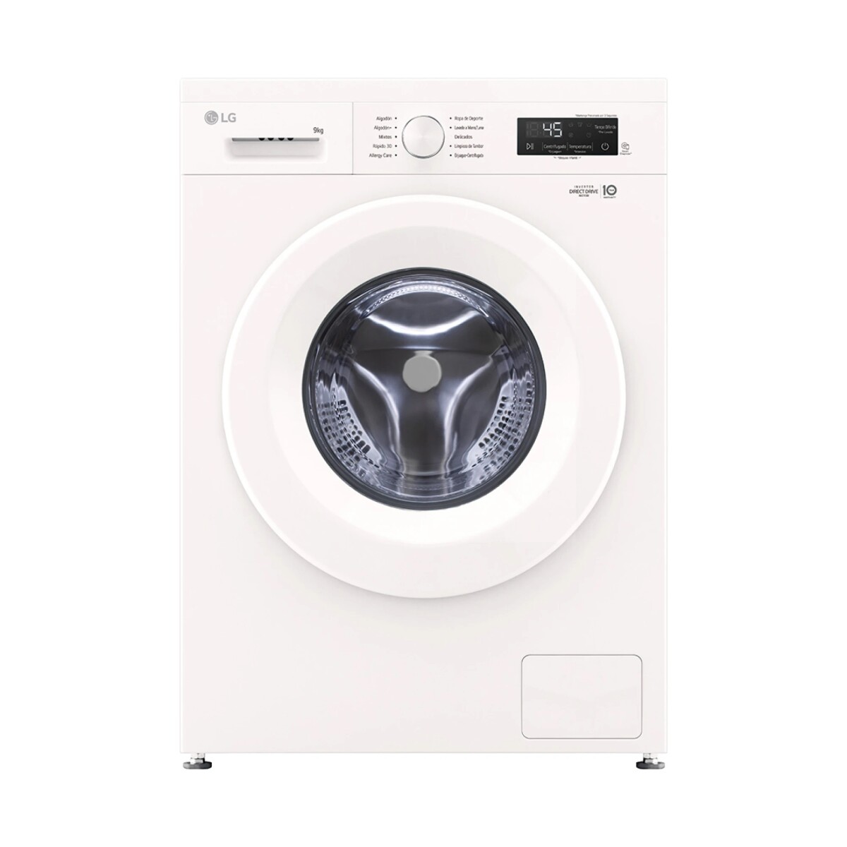 Lavarropas Frontal Lg Inverter 9kg Wm9gwvfs6 