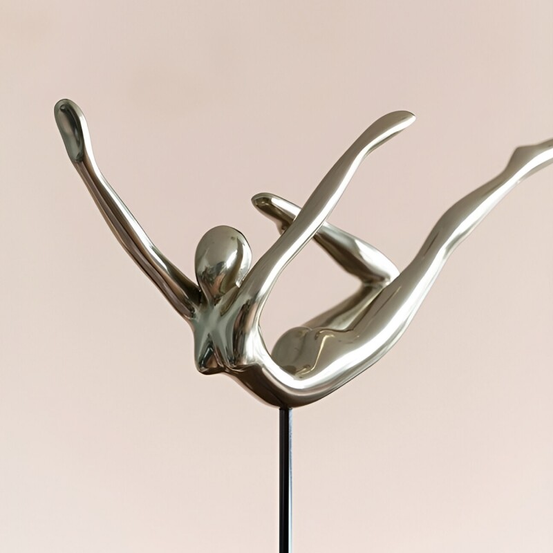 FIGURA DECORATIVA 25x13x62CM ACERO FIGURA DECORATIVA 25x13x62CM ACERO
