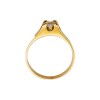 Anillo Solitario-Oro bajo-Piedra Zirconia-AN8083 conpiedra
