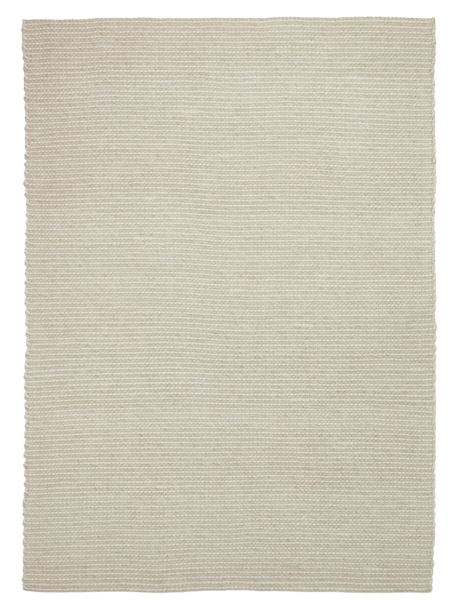 Alfombra LUCERNE 160x230 lana beige - Beige 