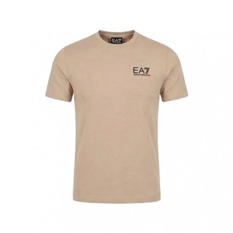 Remera EA7 Emporio Armani Pima Cotton Core Identity Beige